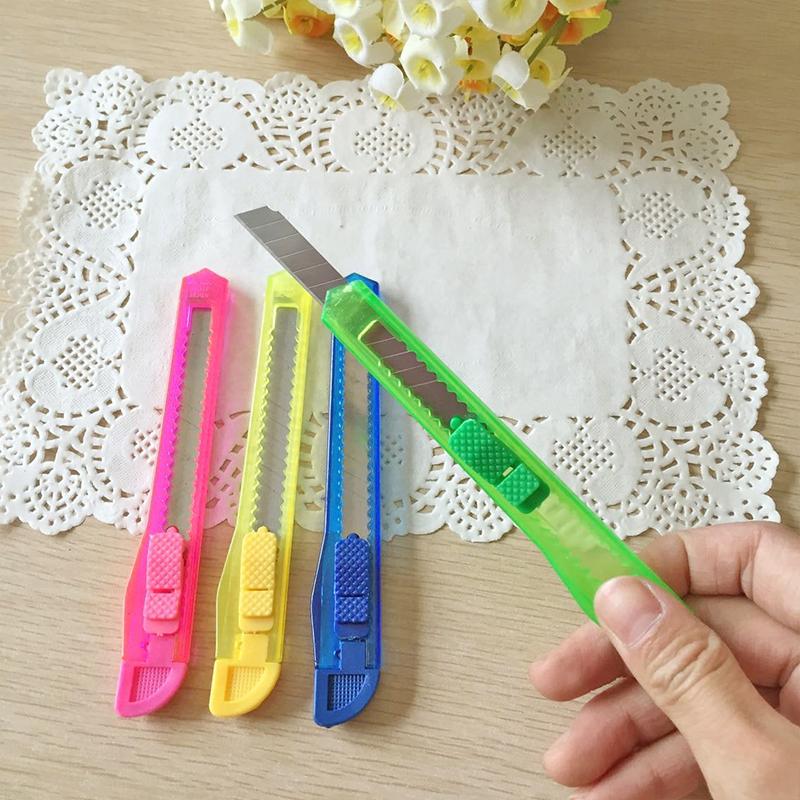 12pcs Multipurpose Utility Cutter Knife Set Big Small Blade for Home Office Garden Art Supplies DIY Craft Project Use