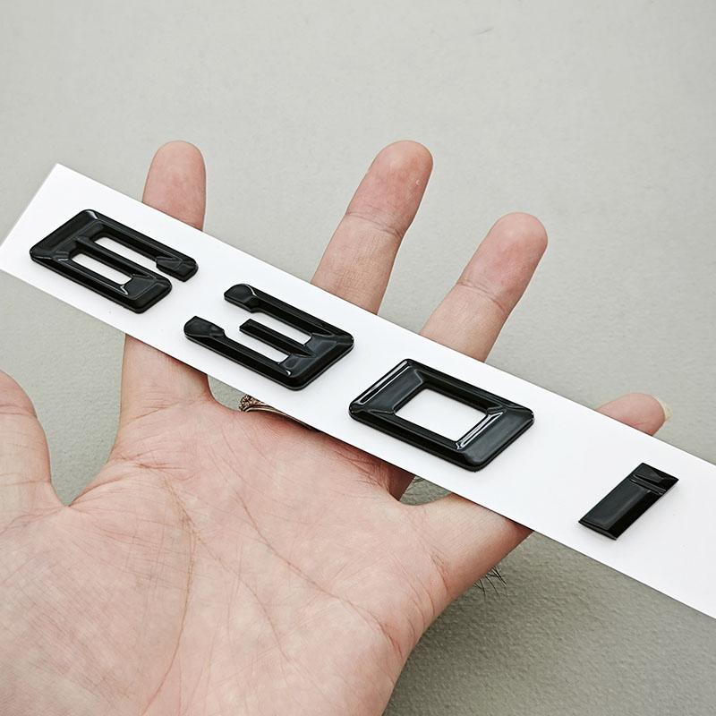 NEW 3D ABS Car Letters Logo 630i 640i 650i Sticekr Rear Trunk Badge Emblem Decal For BMW 630i 640i 650i F12 F13 F06 Tail Marking