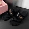 Fashion Women's Slippers Flats Fashion Clip Toe Shoes Dress Designer Woman Sandals New 2025 Summer Luxury Slides Brand Flip Flops Mujer