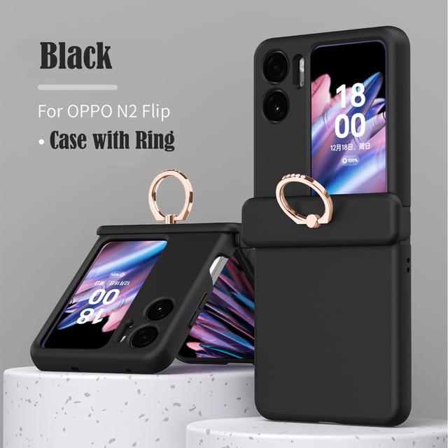 Hinge Protective Ring Funda For Oppo Find N2 Flip Case For Oppo Find N2 Flip 5g Hinge Case Protection Heavy Armor Full Cover