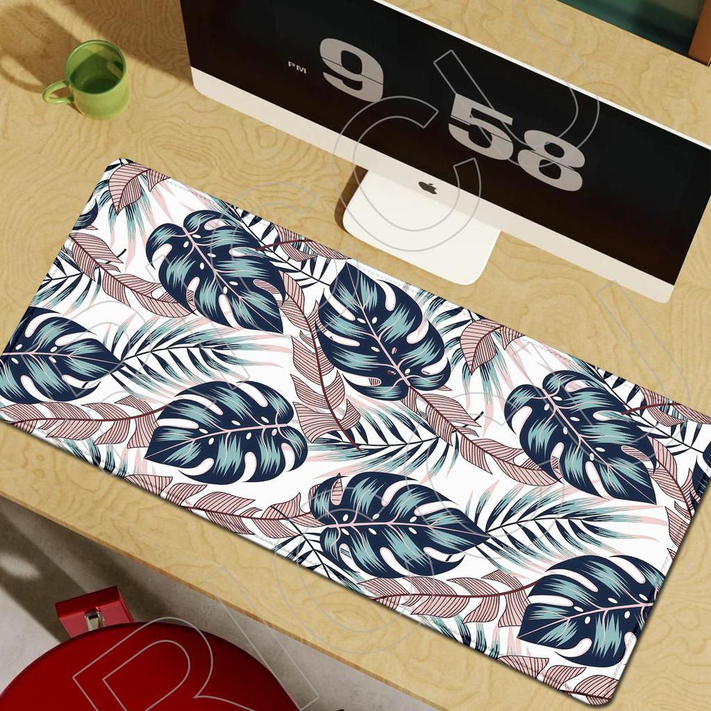 XXL Large computer retro floral mouse pad flower office desk mat Gift Game Player desktop PC accessories Keyboard protection pad
