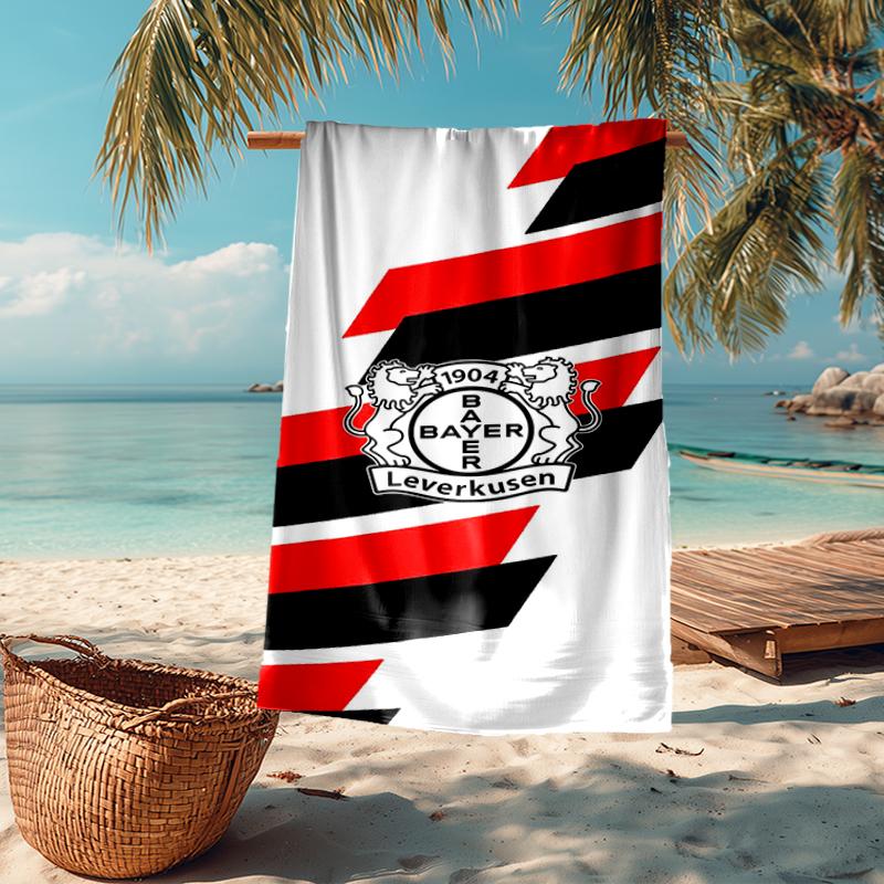 Ultra-Soft Beach Towel with Bayer Leverkusen Theme,Ideal for Pool - Camping, Diving - Perfect Travel Essential, Vibrant Beach Towel.