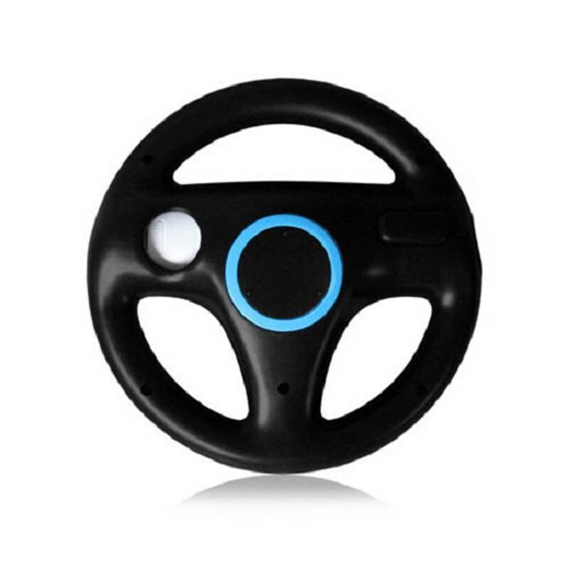 1/2 PCS Mario Kart Racing Steering Wheel for Nintendo Wii Remote Game Controller 1 pcs чёрный