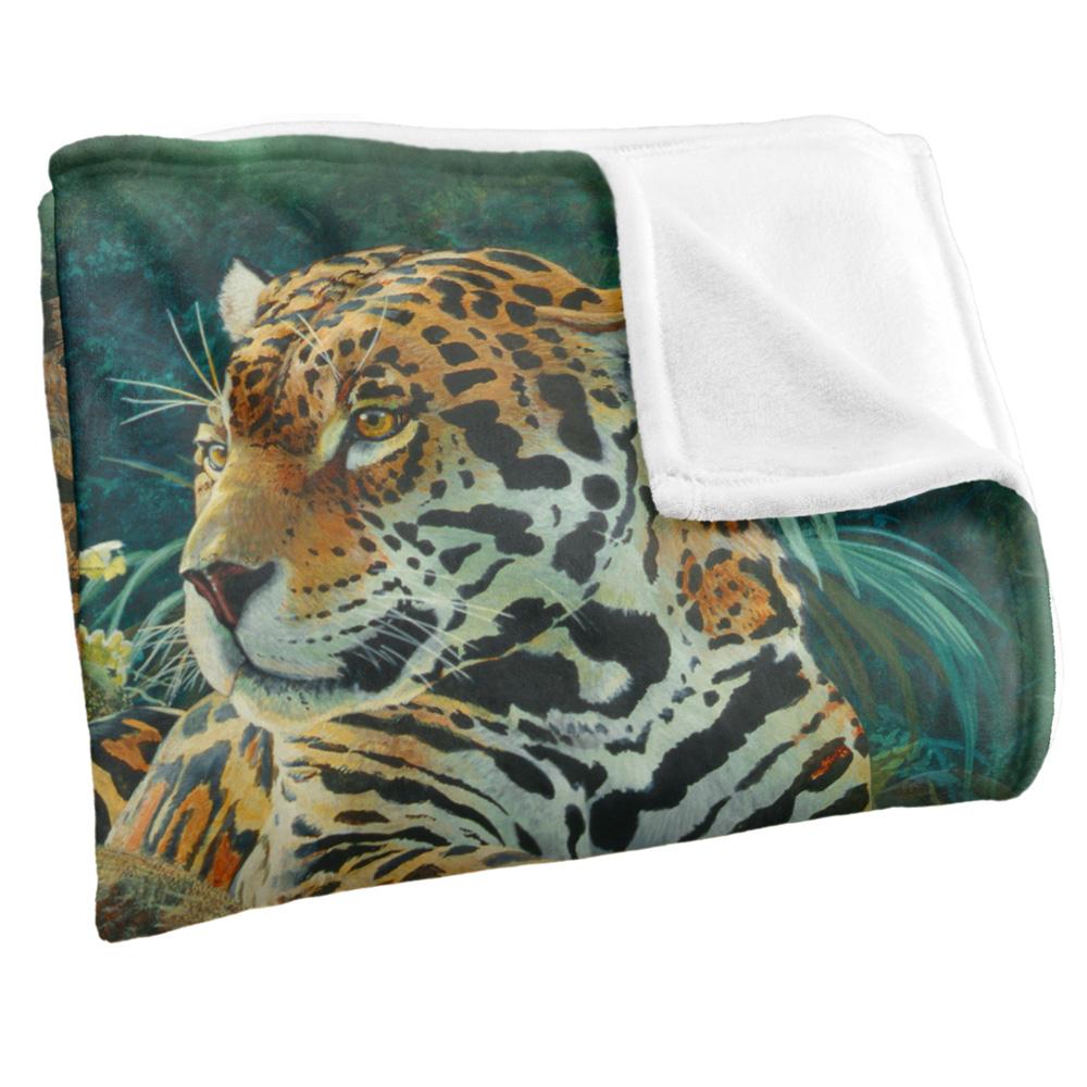 JQ Licensing Jmm-Jp Silky Jungle Cat Supersoft Blanket
