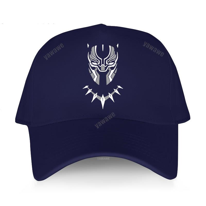 New Arrival Solid Baseball Caps Men summer Breathable Golf Hat Panther Wakanda Mask Teens Fashion Brand Cap female leisure Hats