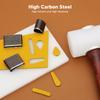 24Pcs Hollow Punch Cutter High Carbon Steel Assorted Styles Box Packed Leather Cutter Punch for Fabric Clay DIY Belt