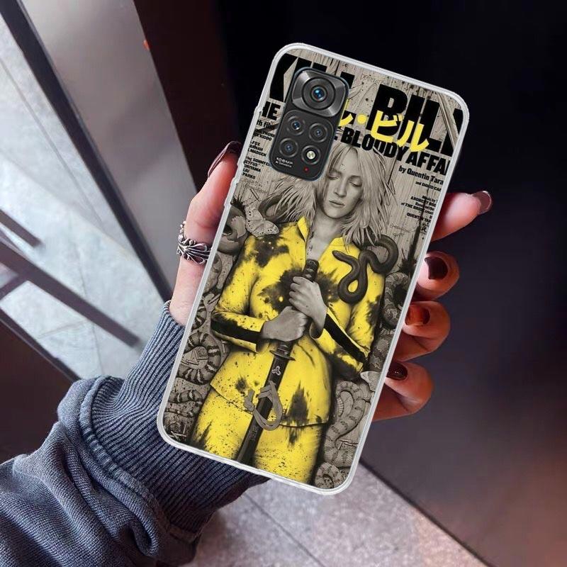 

Kill Bill Phone Case For Xiaomi Redmi Note 10 11 12 13 14 15 Pro Plus 11S 12S 14S 11T 11E 10S Soft TPU Back Cover Redmi Note 14 Note 12 Pro Plus