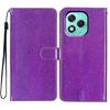 For Honor 400 Lite 5G Wallet Case Glitter Anti-Scratch Leather Stand Phone Cover with Strap
