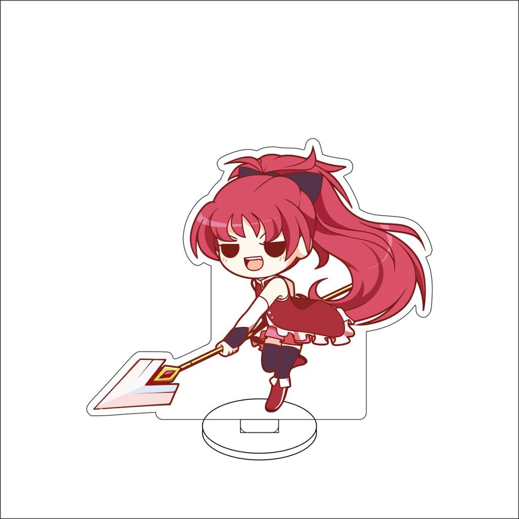 10CM Anime Puella Magi Madoka Magica Figure Stand Model Kaname Madoka/Akemi Homura  Cute Desk Decor Standing Sign Gifts