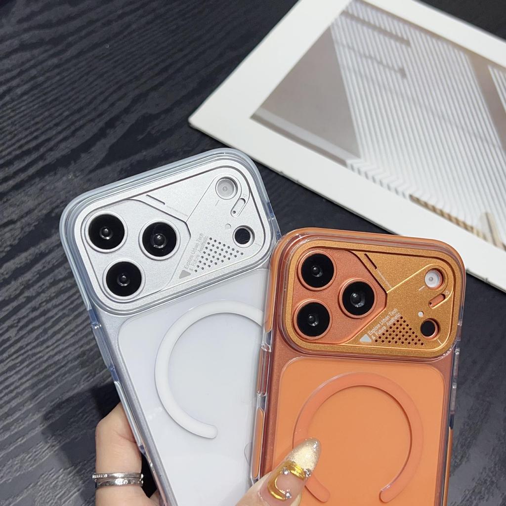 Premium iPhone 17 Pro Max Hülle: Zweifarbiges Eiskristall-Design mit Magnetischer Saugung und Vollständigem Fallschutz