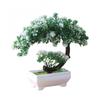Weihnachts-Bonsai Kleiner Baum Topf Künstliche Pflanzen Blumen Topfpflanzen Ornamente für Zuhause Zimmer Tischdekoration Festival Gartendekor