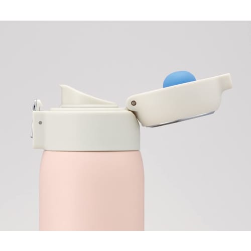 Skater (STOT3-A) 350ml Stainless Steel Mug Bottle with One-Touch Opening, Insulated, Double-Walled Vacuum Wall, Direct Drinking, Dull Pink