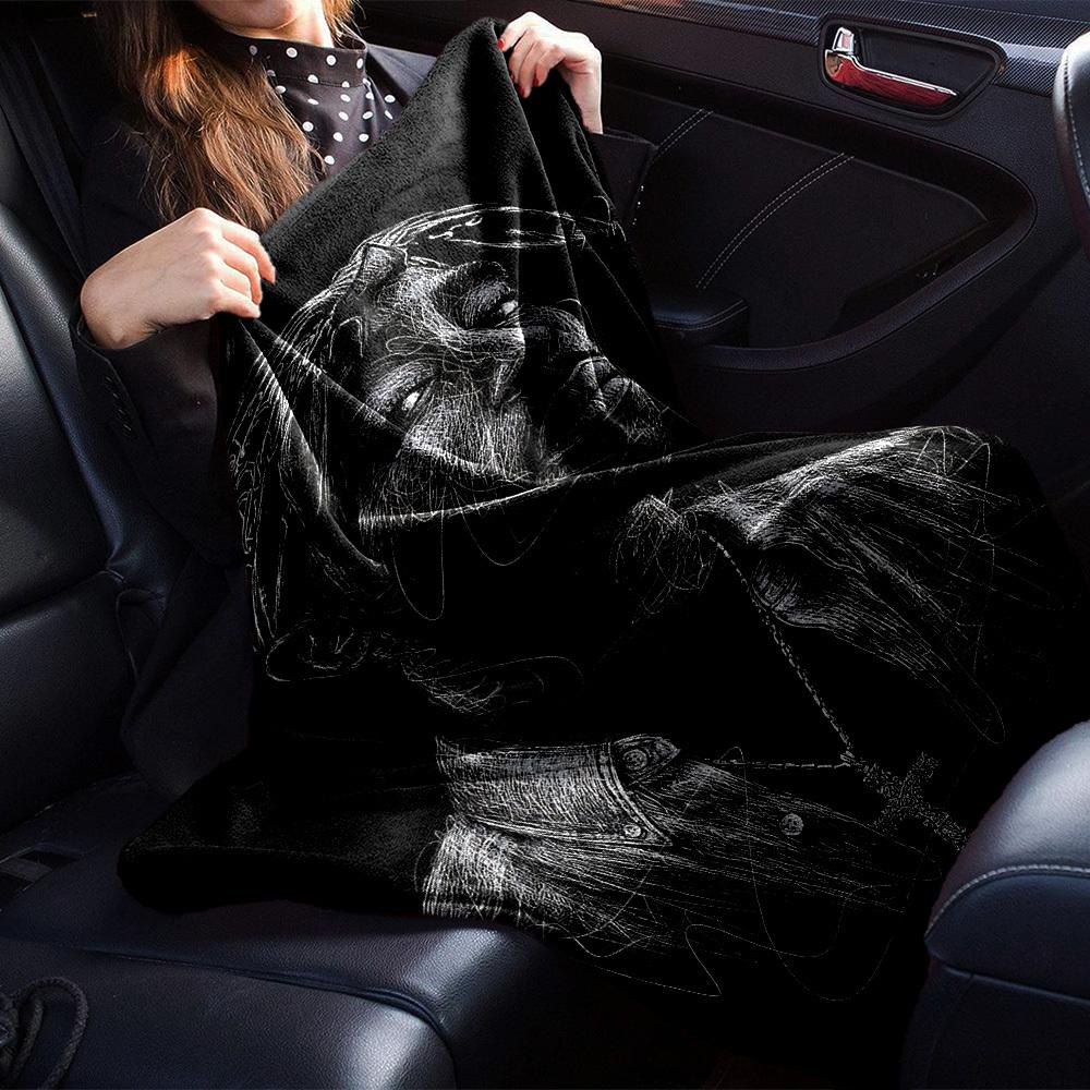 1pc Tupac Shakur Sketch Soft Warm Throw for Home, Office, Trave, All-Season Cozy Bedding Gift, Office Cozy Accessory1069