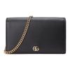 GG Marmont Leather Mini Chain Shoulder Bag Black Women Shoulder_bags 497985-CAO0G-1000