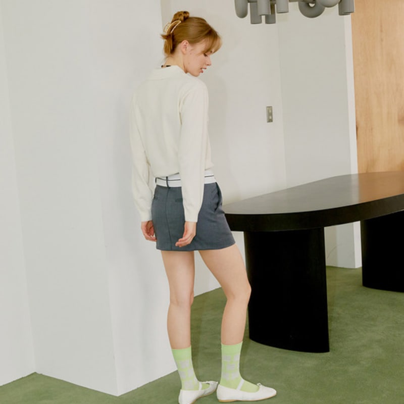 MONTH IN MONTH OUT Glitter clover_LIME&SILVER