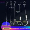 Adjustable Stainless Steel Wire Rope Safety Sling with Lock Hook