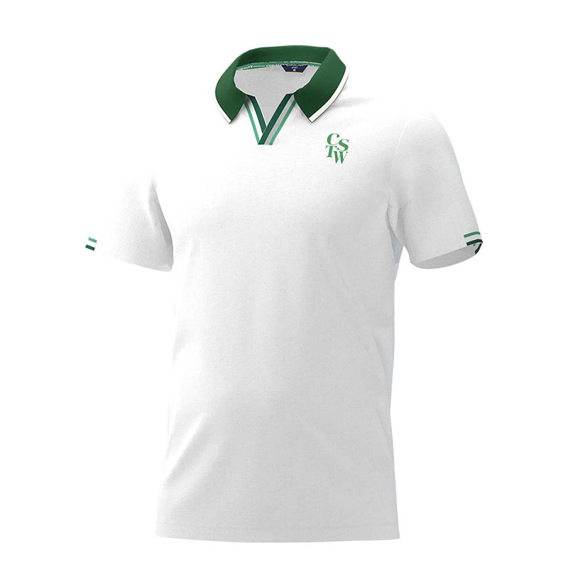 CORALIAN Women'S Tennis Polo Sorona T-Shirt White