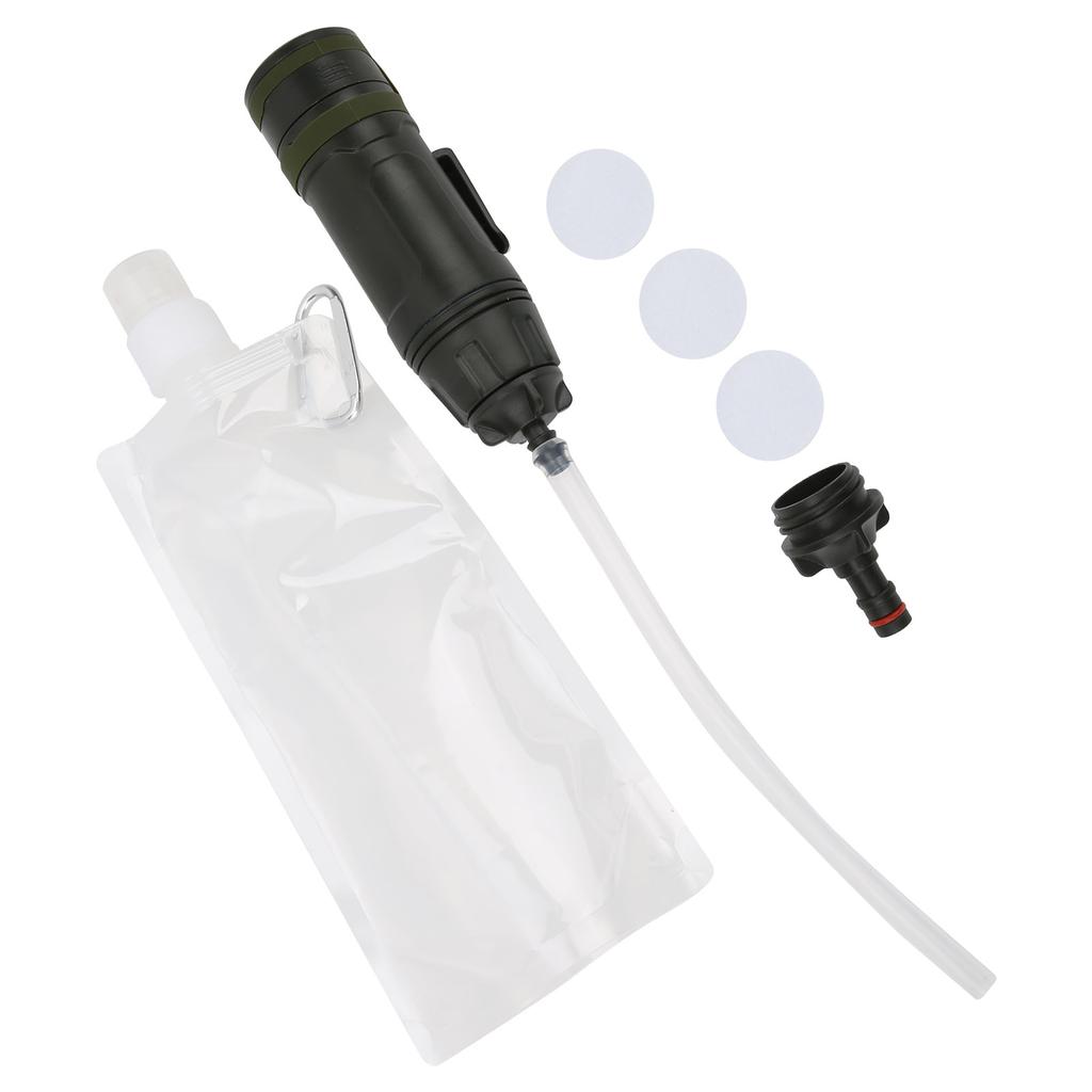 Outdoor Wasserfilter-Strohhalm mit Beutel-Kit Mini-Wasserreiniger für Notfall-Überlebensausrüstung