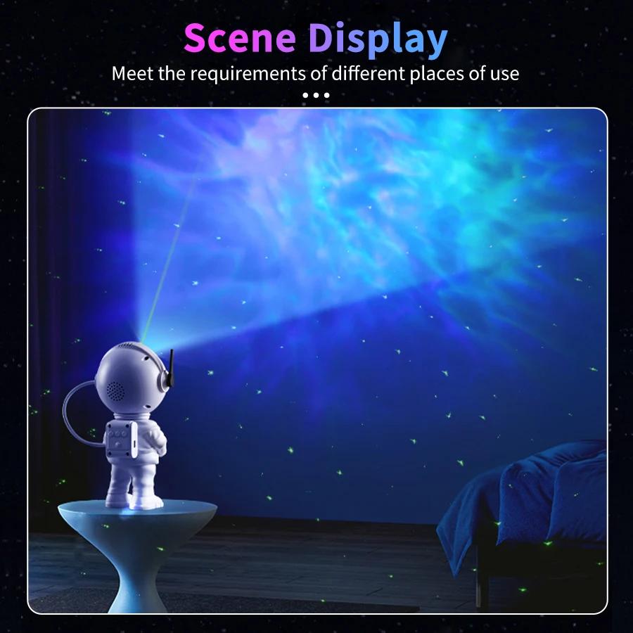 New Creative Astro Projector Starry Sky Galaxy Star Projector Bedroom Decoration Night Light LED Light Atmosphere Nebula Light