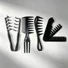 Pettine Volumizzante a Denti Lari Strumenti per Arricciare Capelli con Texture Soffice per Uomini Ideale per Tutti i Tipi di Capelli Strumenti per Acconciature
