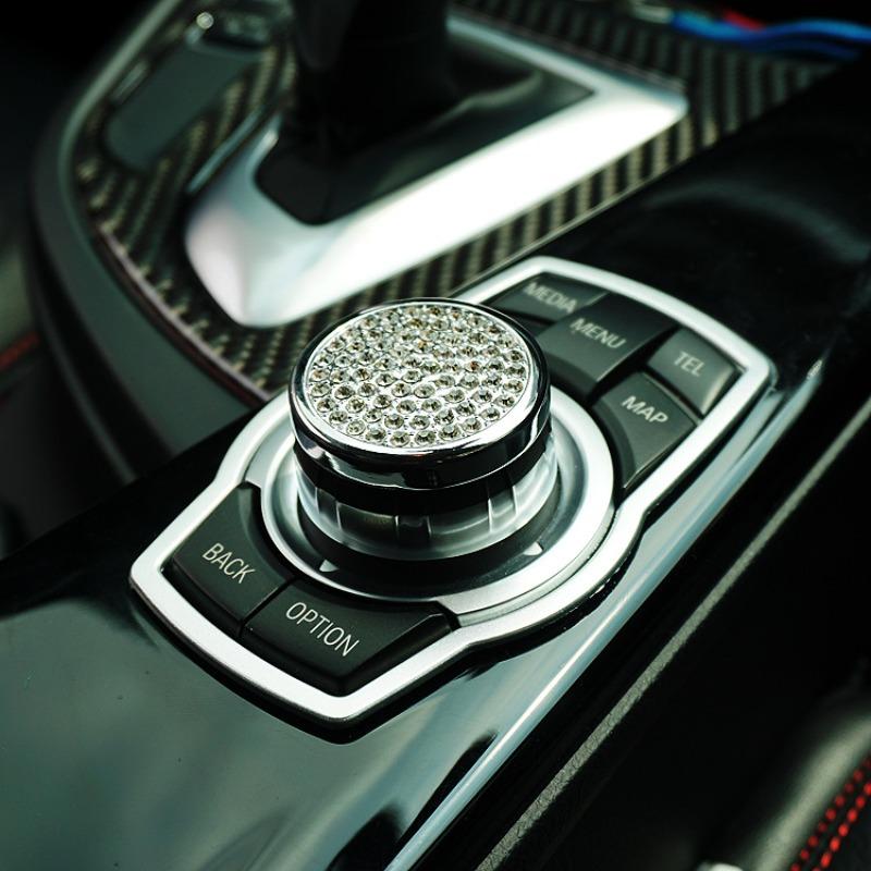 Car Multimedia Buttons Cover Molding Trim Car Accessories Interior for BMW 1 3 4 5 7 Series X1 X3 X4 X5 X6 E81 E87 F30
