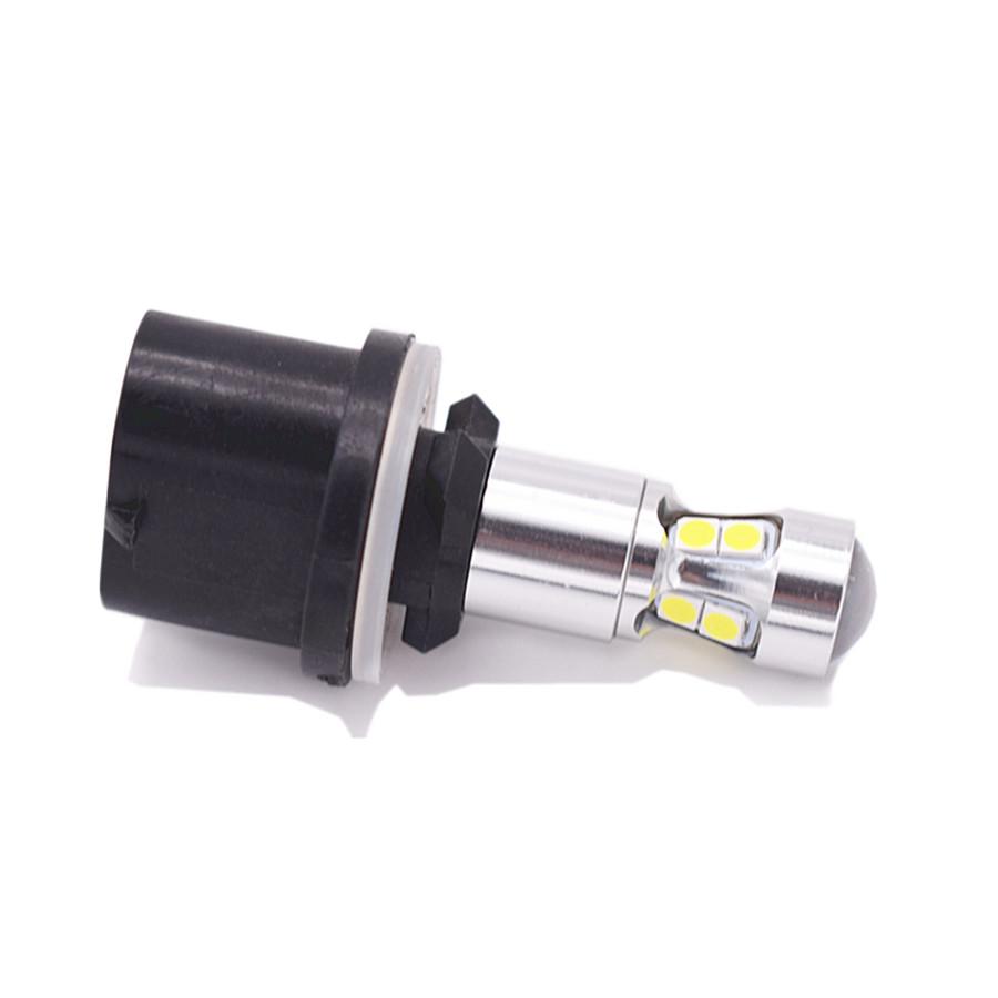 2Pcs Super Bright 881 10W 3030 10SMD 6K LED Decode Front and Rear Fog Light Bulbs