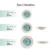 Tramontina dessert plate Fullorita light blue 21cm rim fluorite pattern porcelain microwave safe dishwasher simple stylish durable made Brazil 96880