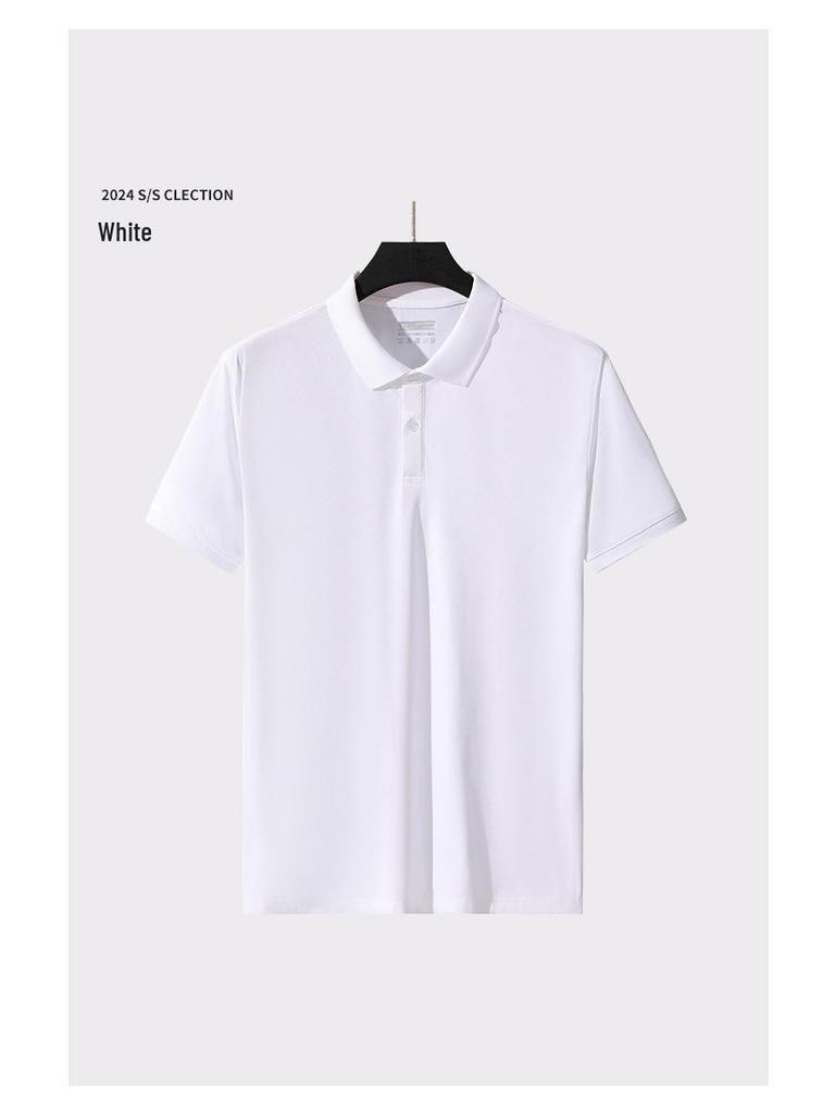 Custom Multi-Color Polo Shirt: Logo Print, Turn-Down Collar, Short Sleeve, Loose Fit, Embroidery