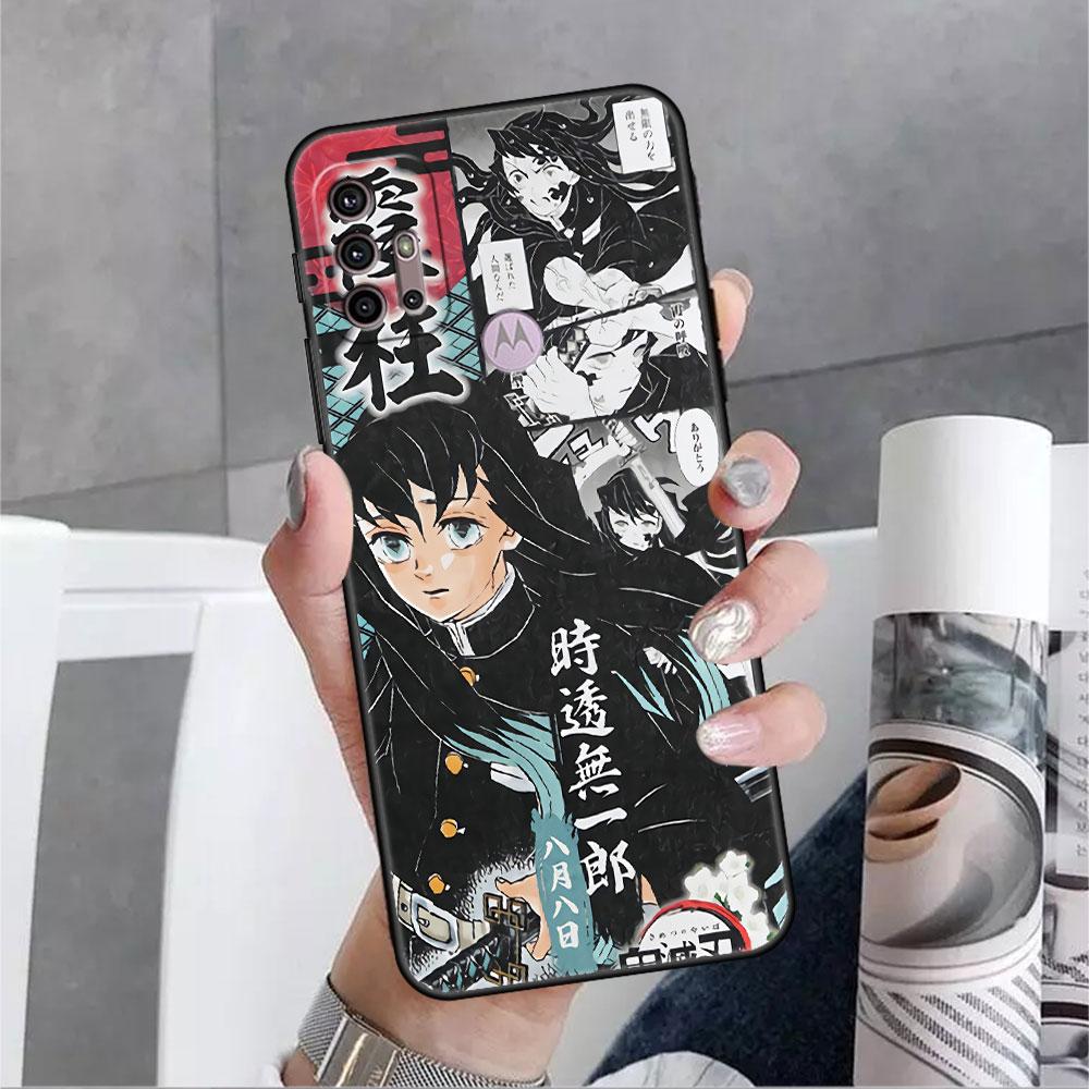 

Чехол для Motorola G30 G60 G9 Play One Fusion Plus Edge 20 G8 Power Lite G22 G50 G200 G51 G71 G31, чехол для телефона DemonSlayer Kimetsu Moto G Stylus 5G