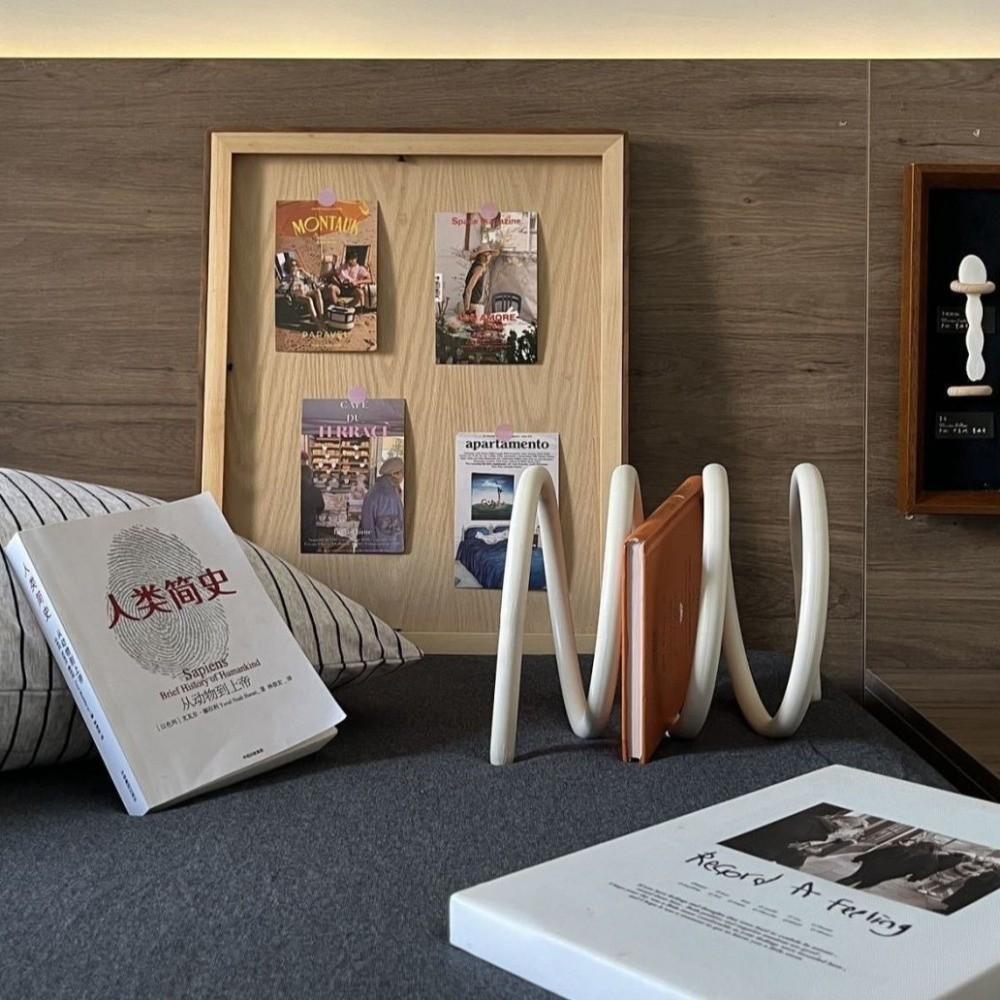 Spiral Bookcases INS Book Stand Fashionable Accessories Book Racks Study Decoration