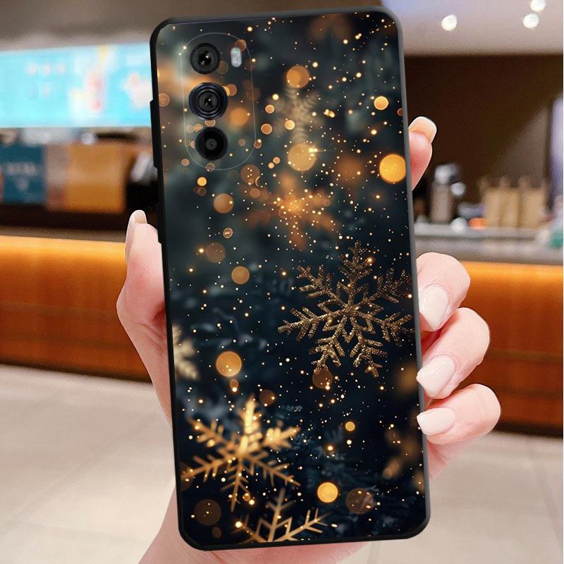 Phone Case For Motorola Edge 50 40 Pro 60 50 40 30 Ultra Neo Fusion Moto G Play G Stylus G Power G Winter Christmas