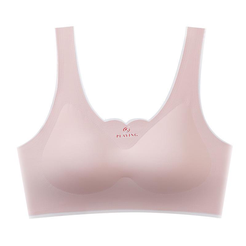 Pro-Oxygen 2.0 Women's Seamless Thin Underwear: Elegant Gathered Back, Seamless Side Support, Yoga Sports Vest for Girls