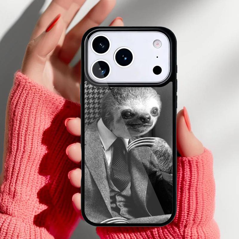 Süßes Faultier Tiere Handyhülle für iPhone 17 16 15 14 13 Pro Max Rückabdeckung für 12 11 Pro Hülle