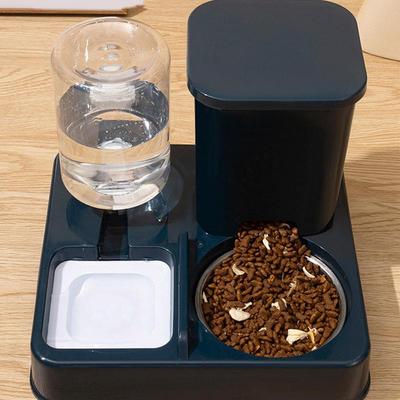 2 In 1 Automatic Pet Feeder Cat Feeder And Water Dispenser Pet Food And GravityAnd Waterer