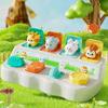 Montessori Cause and Effect Toys Interactive Pop Up Animal Toys Hide & Peek Animal 6-12 Month Toy for 1 Year Old  Girl