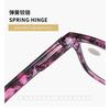 Green Flower Reading Glasses for Women Anti Blue Light Presbyopia Glasses Ultra Light Men Computer Glasses High-Definition +1.0