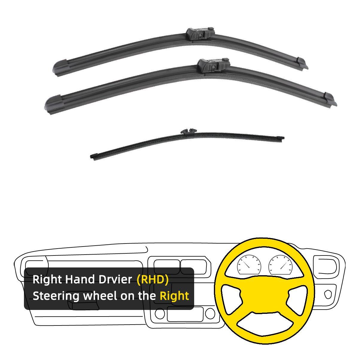 

3 шт. для BMW X5 E70 2012-2013 24 19 15 передние и задние щетки стеклоочистителя лобовое стекло резак для окон аксессуары 2012 2013