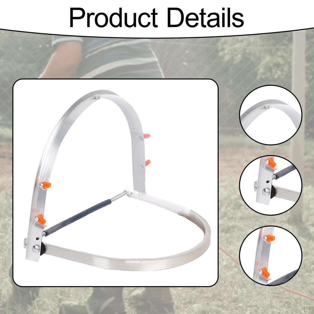 Hjälm med brätte Ansiktsskyddsadapter Direkt Ersätt Professionella Universaltillbehör Robust