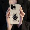 New Ace of Spades iPhone Case: Compatible with iPhone 17, 16 Pro, 15 Pro Max, 14, and 13 - Unique Design for European & American Styles.