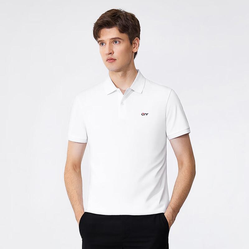 Goldlion Men's Combed Cotton Short-Sleeved Polo Shirt TSF0048-ND153A