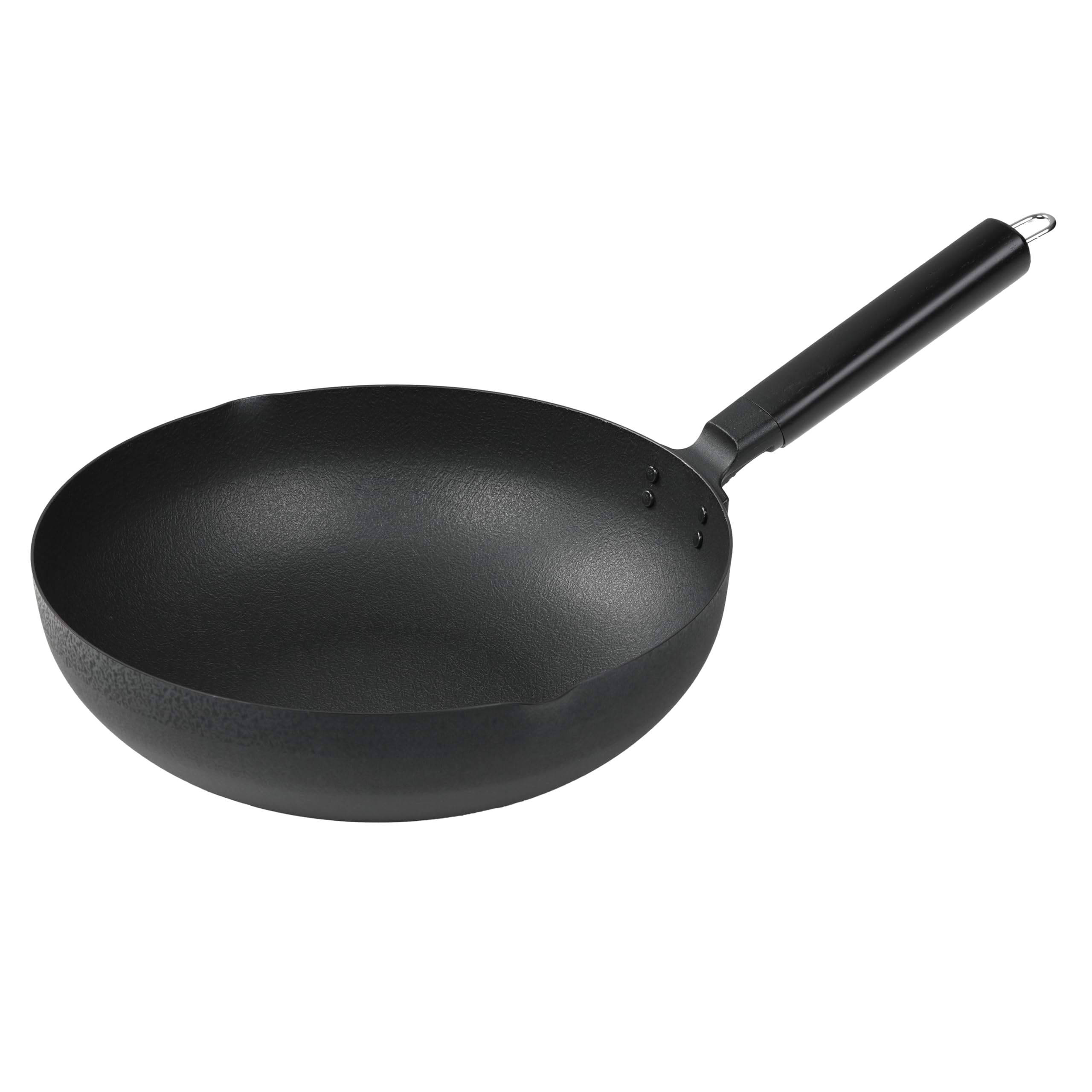 

[Amazon.co.jp Exclusive] BLKP. 28cm Stir-Fry Pan, H-Rated, Made in Japan, 1.6mm Thick Iron, Double Fiberline Finish, Matte Silicone Coating, AZ-5197