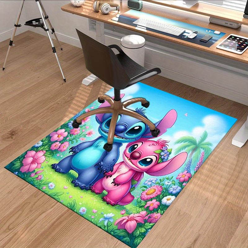 1pc. Cute Stitch & Angel Pink Outdoor Rug for Home Decor, Office Carpet Gift Ideaz0414263