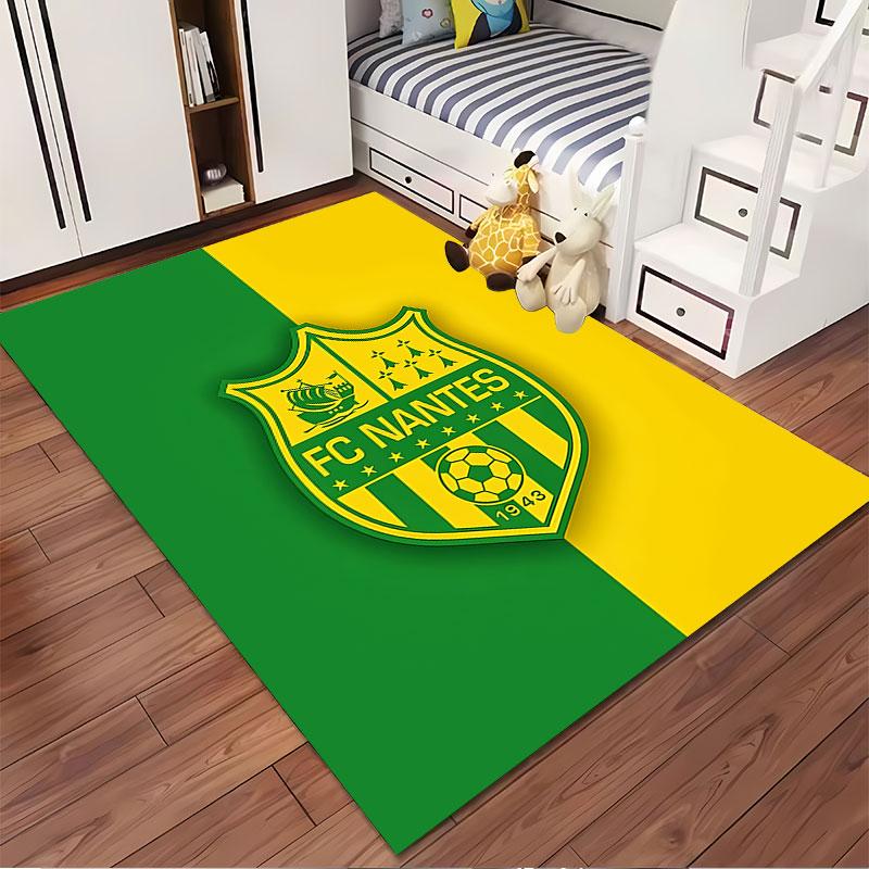 FC Nantes Logo Carpet Design suitable as a non-slip mat for the living room or bedroom sofa