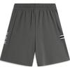 Li Ning Wade Series Letter Mid Waist Drawstring Comfortable Breathable Versatile Casual Shorts Men shorts Slate-Gray AKSU133-7