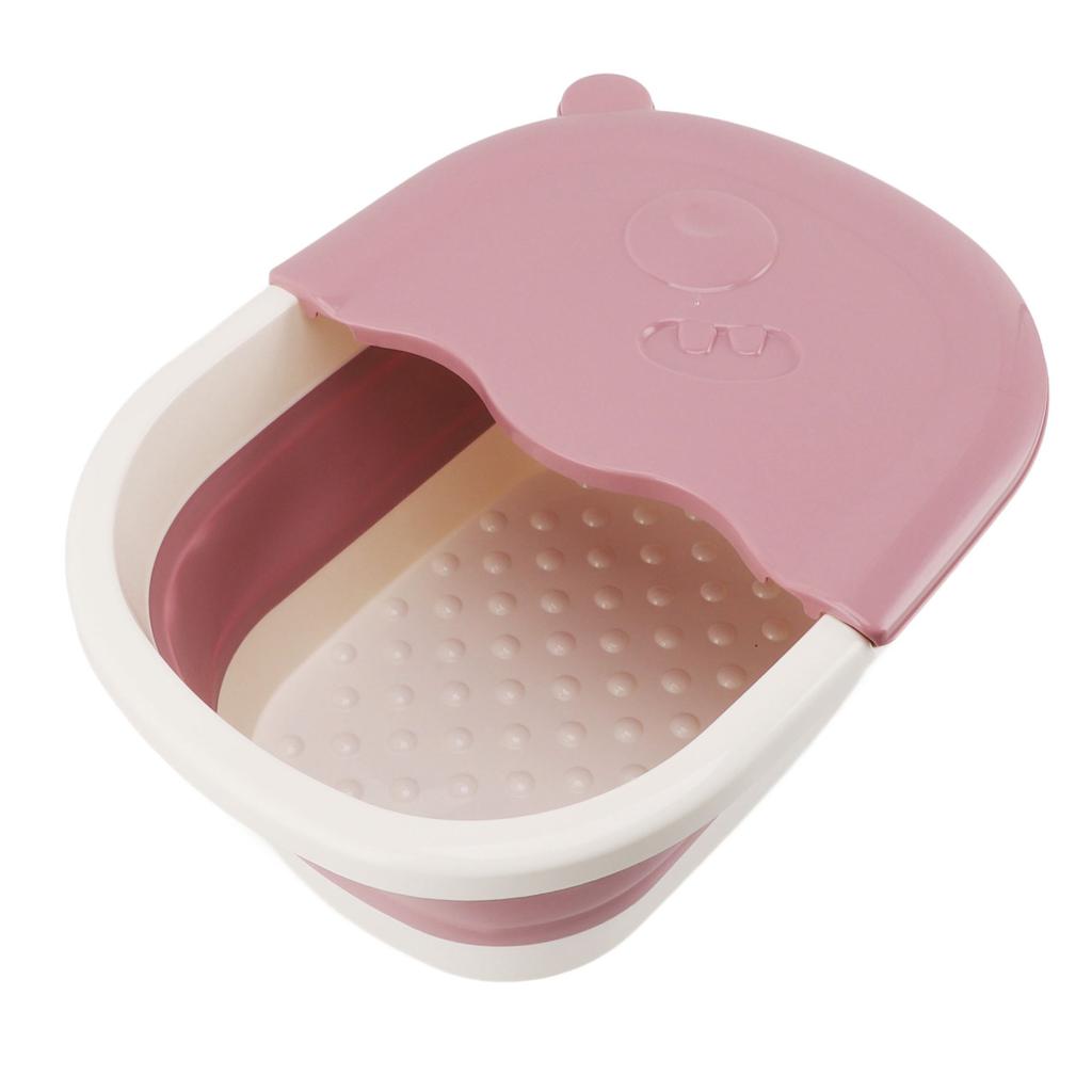 Collapsible Foot Bath Basin for Kids Foot Soak Tub with Massage Acupoint Multifunction Collapsible Feeting Soak Tub
