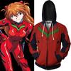 Evangelion Asuka Langley Soryu Cosplay Costume Anime Hoodie Zipper Sweat Jacket