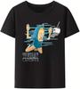 Fun Men's Printed T Shirt Fun Beavis and Buthead Konhorio Gym I'm Great for Black Tshirts