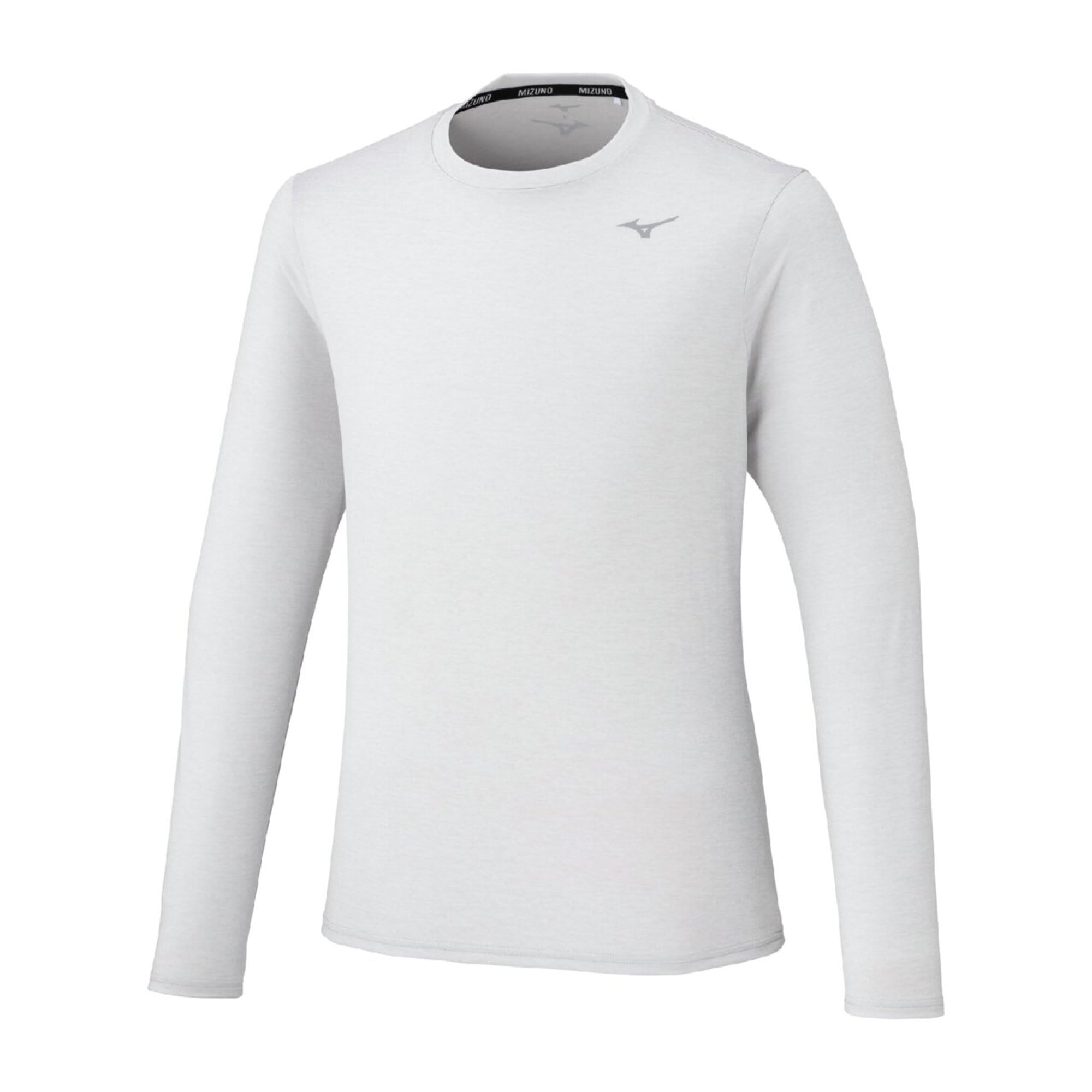 

Men s Quick-Dry Long-Sleeve Running T-Shirt, Vapor Silver, Size XL, J2MAC520, Moisture-Wicking, Quick-Drying