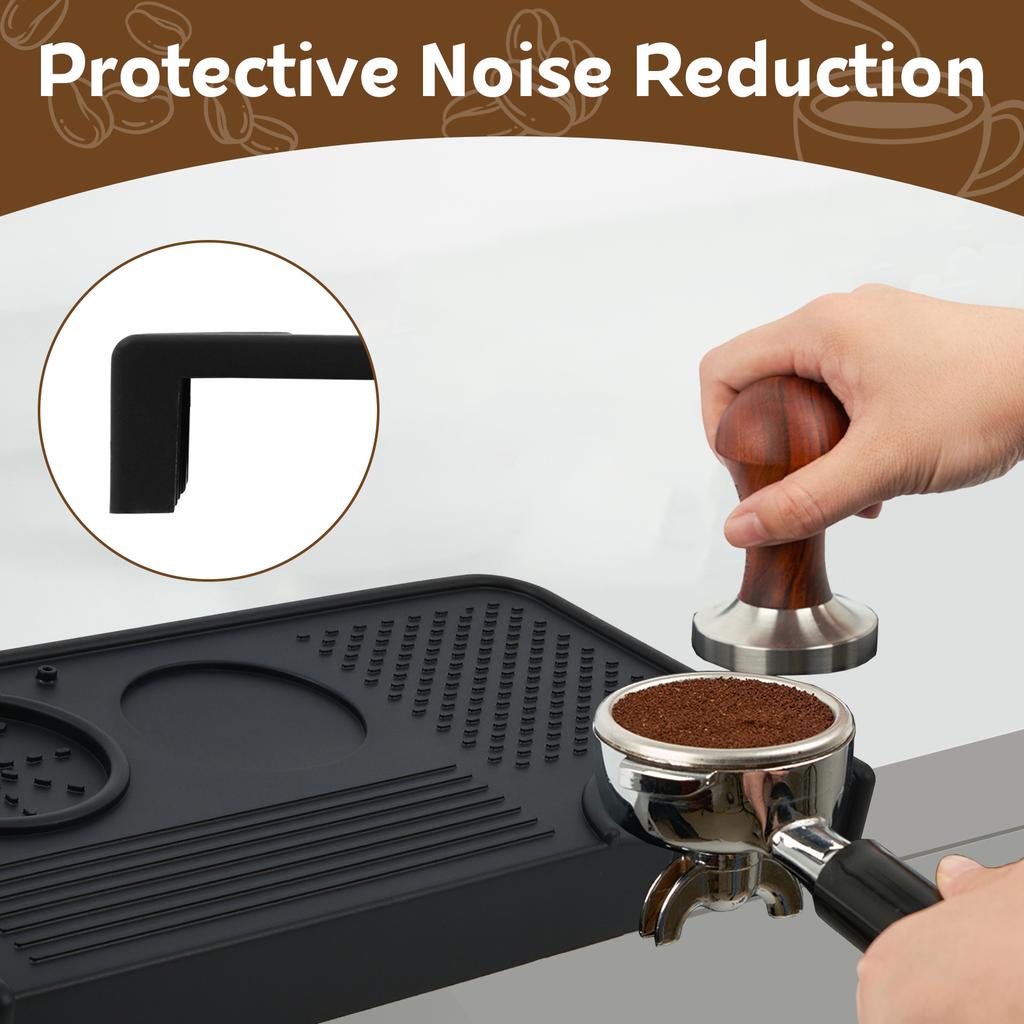Espresso Tamping Mat Silicone Coffee Tamper Mat Heat Resistant Anti-slip Coffee Mats for Barista Espresso Machine Accessories