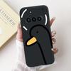Para Funda Nothing Phone 3A A059 Lindo Dibujo Animado Panda Astronauta Silicona Suave Negro Mate Cubierta Para Nothing Phone3a Pro A059P Fundas